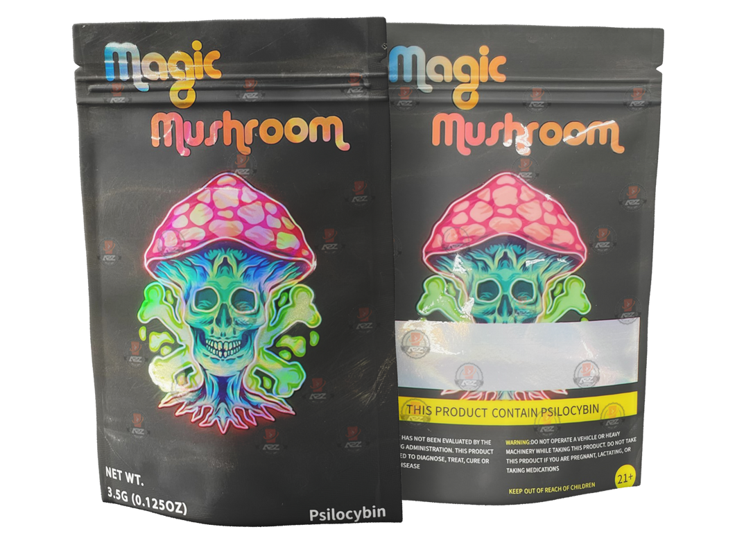 Magic Mushroom Mylar bags Empty Packaging #2