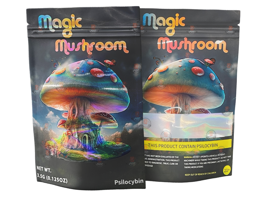 Magic Mushroom Mylar bags Empty Packaging #5