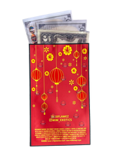 Load image into Gallery viewer, Lucky Money cut out Mylar Bags 3.5g Die Cut Holographic 30 Flamez
