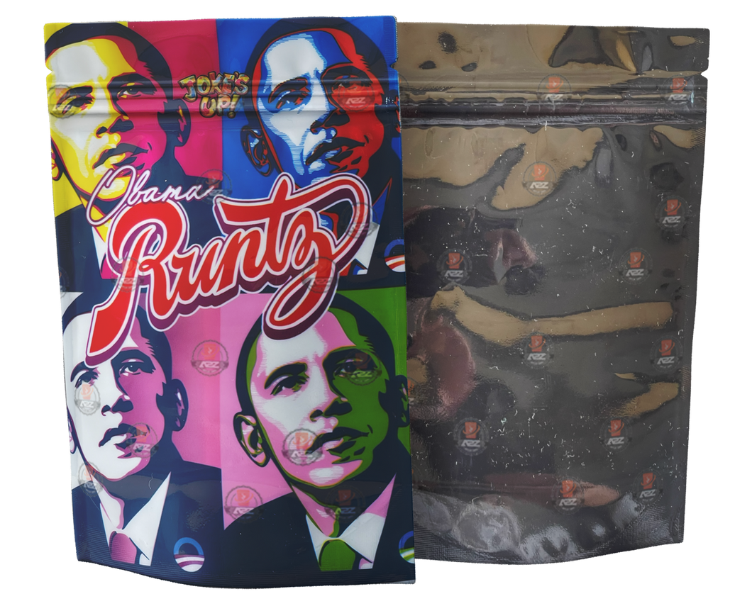 Obama Runtz Mylar Bags 3.5g