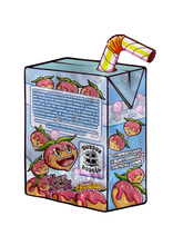Load image into Gallery viewer, Japanese Peaches cut out Mylar zip lock bag 3.5G
