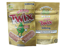 Load image into Gallery viewer, Medicated Twix Cookies Bar 500mg Mylar bags -Empty Packaging Only

