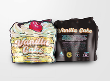 Load image into Gallery viewer, Black Unicorn Vanilla Cake cut out Holographic Mylar bag 3.5g
